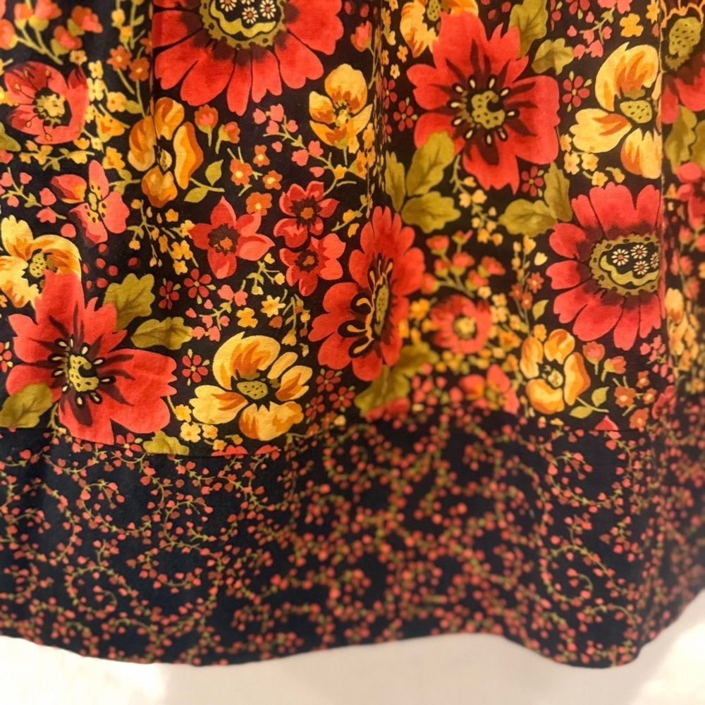 Dee's designer Lovely 50s Vintage floral patchwork midi dress - Picture 7 of 13